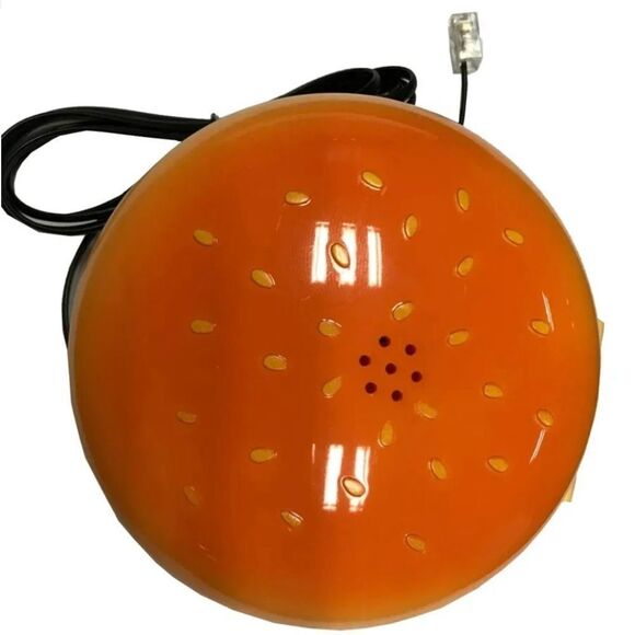 Hamburger Shape Cheeseburger Burger Telephone Novelty Home Corded Phone Gift US - Picture 7 of 8